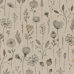 Material Canvas - Hand Drawn Flowers