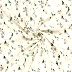 Material Craciun Poplin - Christmas Dreamcatcher Ivory - Img 3