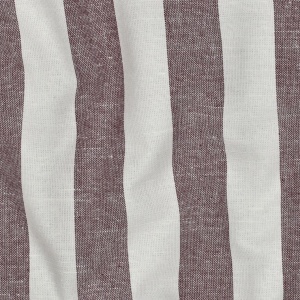 Material tesut yarn dyed - Stripe Aubergine