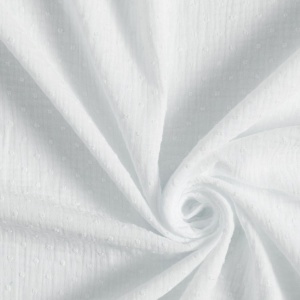 Muselina din bumbac - Dobby White - Img 2