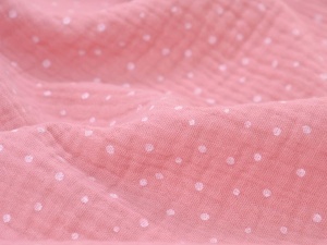 Muselina imprimata - Little Dots Rose - Img 2
