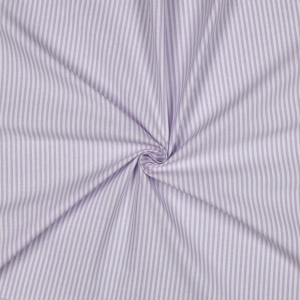 Poplin Bumbac Yarn Dyed Striped - Lilac - Img 2
