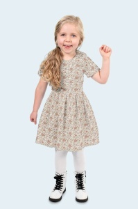 Poplin Imprimat cu flori - Rustic Petals - Img 2