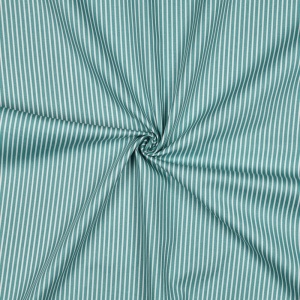 Poplin imprimat - Petit Stripe Old Green - Img 2