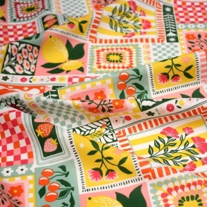 Poplin premium imprimat - Sicily Summer - Img 4