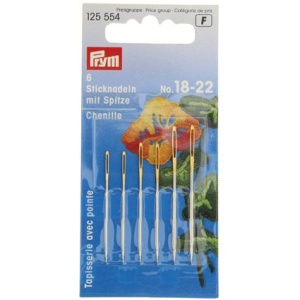 Set ace pentru broderie cu varful ascutit - nr. 18 -22