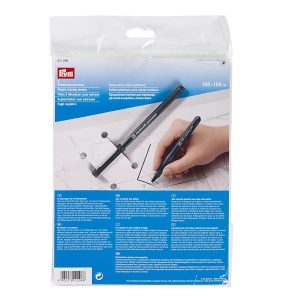 Set carioca si foita din plastic pentru copiat tipare