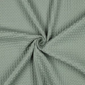 Tesatura din Bumbac Waffle Big - Old Green - Img 2