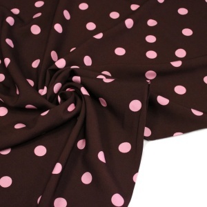 Vascoza Imprimata cu buline - Peyton Cocoa Rose - Img 3