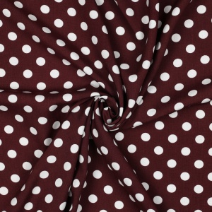Vascoza Imprimata digital- Big Polka Dots Burgundy - Img 2