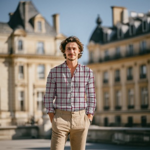 Bumbac flanel in carouri tartan - Gri/Rosu, culoare Gri/Rosu, compozitie 100% bumbac - imagine 4