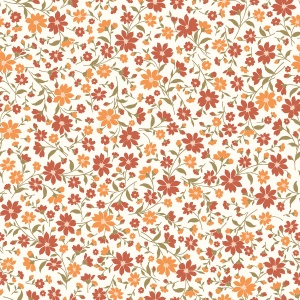 Bumbac imprimat - Rustic Bloom - Img 1