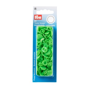 Capse rotunde din plastic - Green - pachet 30 buc - Img 2