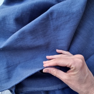 Cupon 120x80cm - Material In - Linen Washed - Indigo - Img 3