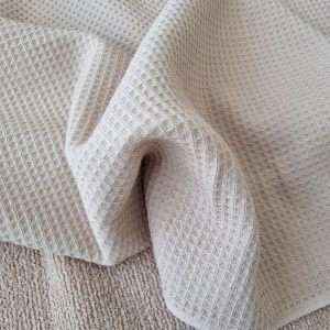 Cupon 15 cm - Tesatura prosop Waffle Terry - Sand - Img 3