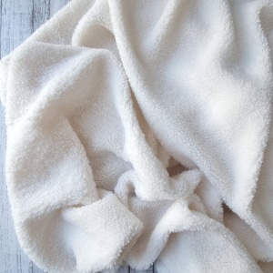 Cupon 30 cm - Plush Teddy Sherpa Boucle - Ecru