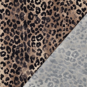 Cupon 35cm - Material din bumbac si vascoza digital - Animal Print - Img 3