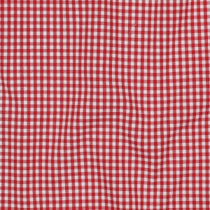 Cupon 40 cm - Material bumbac tesut yarn dyed - Vichy Red 2.7mm