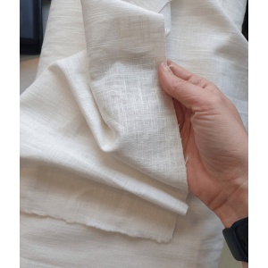 Cupon 40 cm - Material In - Linen Washed - Ivory - Img 3