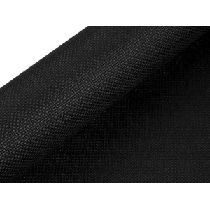 Cupon 50cm - Etamină pentru brodat Kanava Negru - 50 cm latime