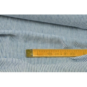 Cupon 55 cm - Material 100% In prespalat subtire - Stripe Blue - Img 3