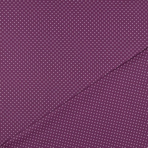 Cupon 70 cm - Bumbac imprimat - Petit Dots Purple - Img 3