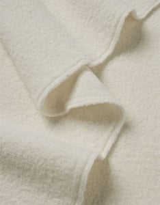 Cupon 70cm - Tesatura din lana fiarta - Ecru - Img 2