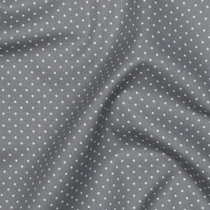 Cupon 85 cm - Bumbac imprimat - Petit Dot Grey