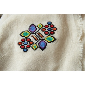 Cupon 85 cm - Panza bumbac Catrina culoare Natur - Netopita - Img 2
