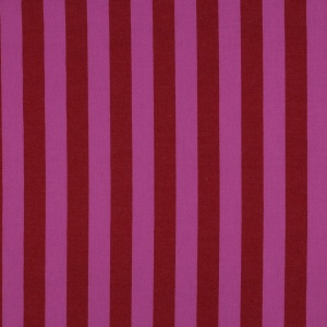 Cupon 90cm - Material bumbac prespalat in dungi Yarn Dyed - Red Fuchsia - Img 4