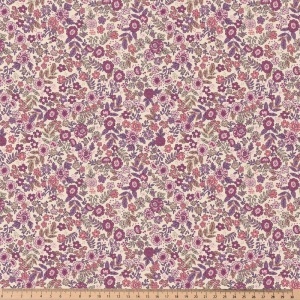 Cupon 97cm - Bumbac imprimat - Violet Meadow - Img 3