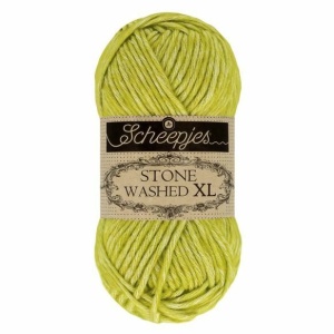 Fir bumbac melanj Stone Washed XL - Peridot 867