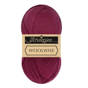 Fir din lana merino reciclata - Woolwise 100g - Rich Plum