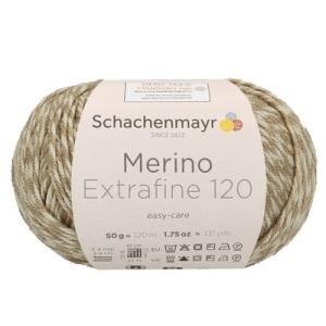 Fire lana - Merino Extrafine 120 Sand Mouliné 00203