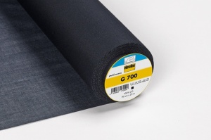 Intaritura Termoadeziva din bumbac Vlieseline G700 Negru -pentru materiale usoare si medii