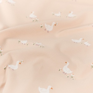 Jerse Bumbac imprimat cu gaste - Goose Field
