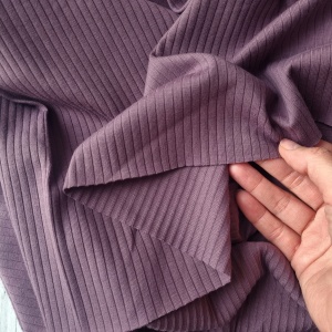 Jerse elastic Rib Mandy - Mauve [K47010-450] - Img 2