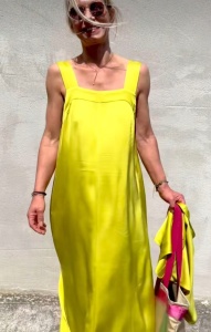 Luxury Satin din vascoza - Lime - Img 2