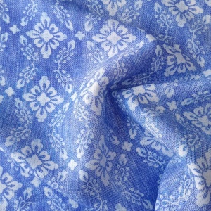 Material 100% In Imprimat - Fereira Blue