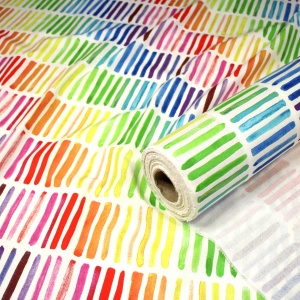 Material Canvas imprimat - Colorful Stripes - Img 1