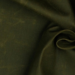 Material din bumbac Oil Skin Khaki - cupon 75cm