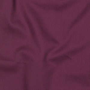 Material din bumbac si vascoza uni - Aubergine