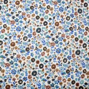 Muselina imprimata - Blue Spring Floral - Img 2