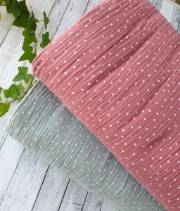 Muselina imprimata - Little Dots Blush - Img 2