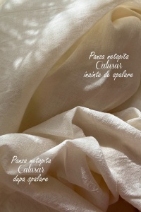 Panza bumbac Calusar Natur - Netopita - cupon 1.1m - Img 6