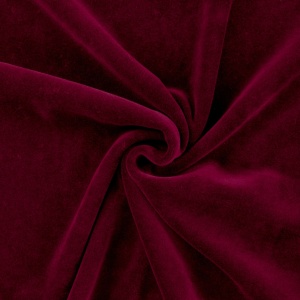 Plush bumbac Nicky Velour - Bordeaux
