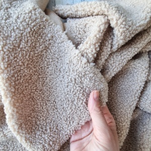 Plush Teddy Sherpa Boucle - Bear - Img 3