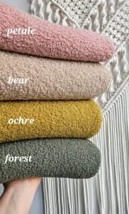 Plush Teddy Sherpa Boucle - Forest - Img 6