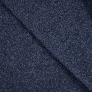 Polar fleece din lana merinos 100% – Navy Melange - Img 2