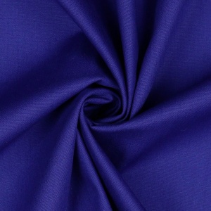 Poplin bumbac uni - Dark Cobalt - Img 1